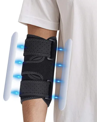 Adjustable Elbow Brace With Side Stabilizer for Elbow Support