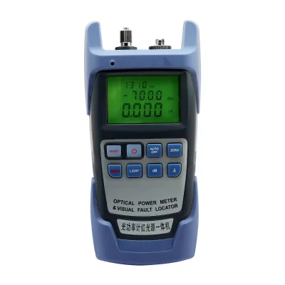 Light Power Red Light Source One Machine 1mw Fiber Optical Power Meter -70 to +10dbm with Function of 5km for SC/ FC/ ST