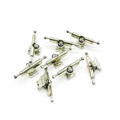 Professional Adult Finger Skateboard with Silver Nickel-Plated Bridge Universal Parts & Accessories Split Alloy Fingertip Trunk