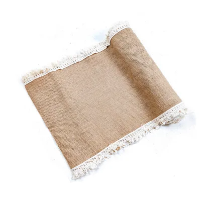 Top Craft Professional Production Jute Cheesecloth Table Runner Table Runner Cloth