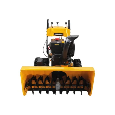 Factory Direct Sales 13 Horsepower Double Wheel Non-Slip Snow Blower Greenhouse Snow Machine Fish Pond Snow Cleaning Machine Roa