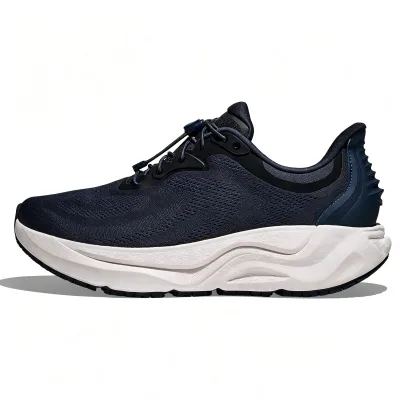 Navy Blue Non Slip Cushioned Sport Sneakers Footwear Negotiable Price Customizable Material for Daily Outdoor Fitness Exercise
