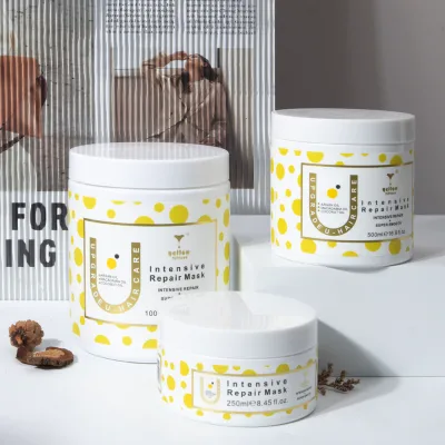 Supplier OEM Private Label Natural Hair Care Mask Strong Hair Smoothing Mask Organic Coconut Oil Hair Mask Shampoo Wholesale