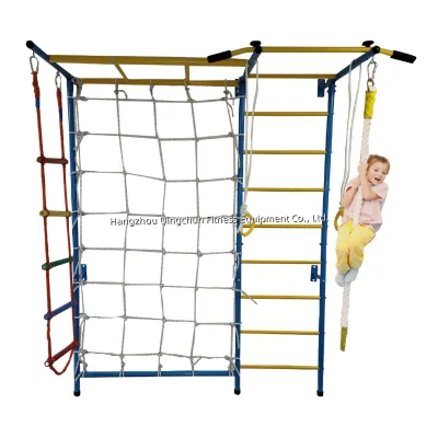 Top Sale Kids Indoor Playground Wall Ladder Monkey Bars Pull-up Bar for Children Home Fitness