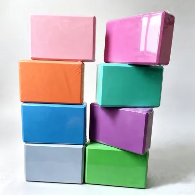 120g Foam Yoga Block Custom Eva Foam Block Pilates Bricks Yoga Equipment Yoga Block Personalized Custom Logo Signature Fitness