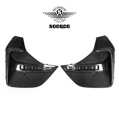 Prepreg Dry Carbon Fiber Autoclave Metal Mold G26 G26 BEV i4 M50 M Sport 2021-2025 Replacement Rear Bumper Trim Splitters Pair