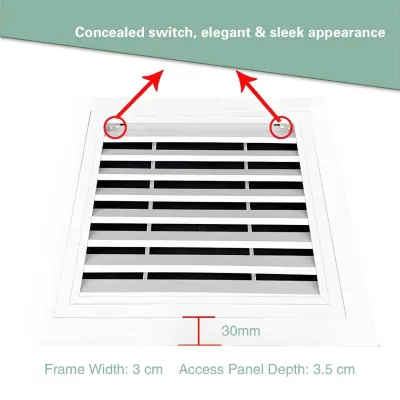 Easy Installation Aluminum Profile HVAC System Air Conditioning Ceiling Ventilation Diffuser