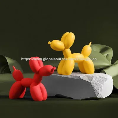 Resin Balloon Dog desktop decoration Accessories Gifts Landscape craftsmanship Resin Gift Figurine Home Decorations Gifts