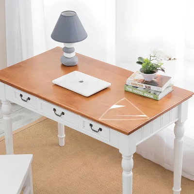 Clear Adhesive Film for Wooden Furniture & Cabinets Transparent Removable Anti-Scratch Guard Stain-Proof & Decorative Door Film