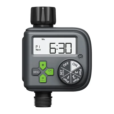 Rainpoint Analogue Garden Water Timer Multi-Programming Plastic Irrigation System Hose Sprinkler Easy Installation Watering