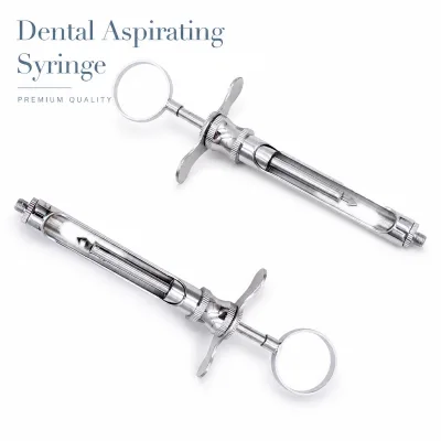 Stainless Steel Gun-type Syringe Hook Head Pointed Head Dental Tools Dental Laboratory Equipment