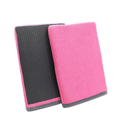Fine Grade Auto Care Surface Prep Mitt Mesh Shape Clay Bar Finish Eraser Mitt for Car Detailing