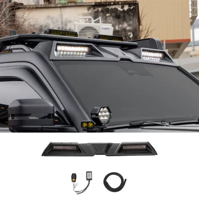 For Denza B5 Roof Spotlight Luggage Rack Spoiler, High Bright LED Off-road Light Modification