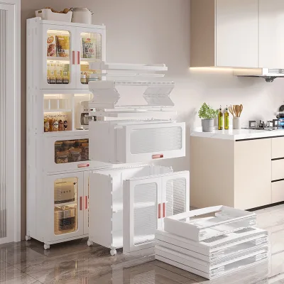 Storage Locker Wardrobe Household Living Room Bedroom Children Sorting Clothes Toy Locker Plastic Storage Box Sorting Rack