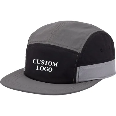Design Your Own Lightweight Running Cap Five Panels Waterproof Ripstop Unstructured Nylon Camping Hat