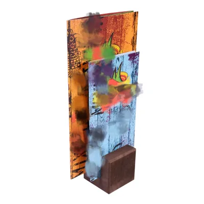 Custom Logo Bar Accessories Wooden Card Stand Holder Table Number Wood Menu Holder for Spain Campo Alle Comete Glenlivet
