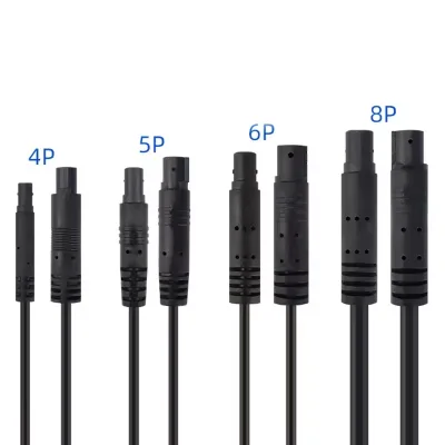 30cm Automobile Camera 4pin Mini Male Female Plug 4 Pin 4 Core Cable BMW Car Rear View Extension Cable for Car Rgb Led Lights