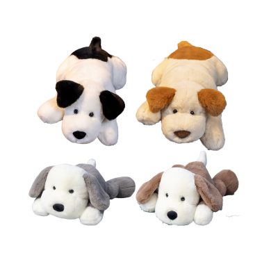 Premium Fluffy Stuffed Animal Puppy Plush Toy Dog Soft Pillow Ready to Ship Multi-size High Quality Dog Personalized logo Doable