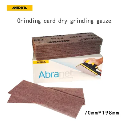 Mirka 70/198 Genuine Finnish Imported Grid Sandpaper with Backing Fabric and Dust-free Grinding for Atomic Glue Application