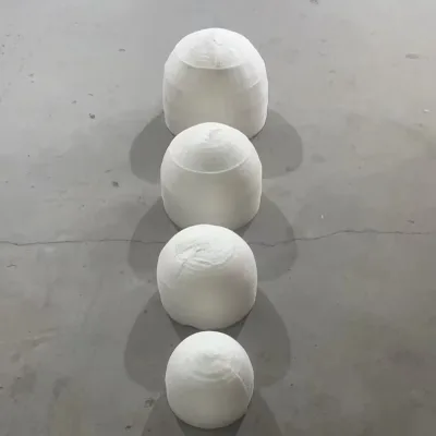 White Foam Material for Runner Centerpiece Ball Table Flowers Hanging Colorful Floral