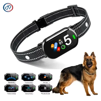 New Arrival Smart Bark Collar Stop Barking Dog Collar Training Control Collars Customized Waterproof Dog Anti Barking Device