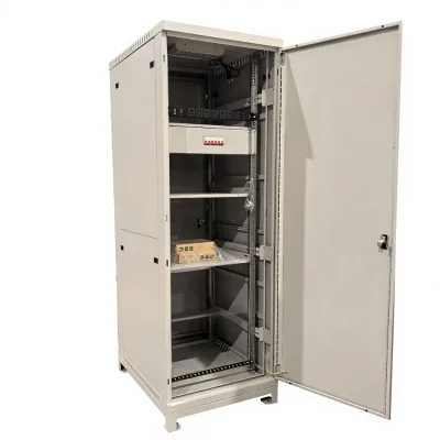 Server Cabinet 42U 19 Inch Network Rack Cabinet Data Center Server Rack With Lockable Door Adjustable Mounting