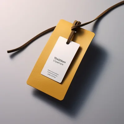 Factory Customized Deluxe Hangtag with Lanyard Eco-friendly Hangtag Clothing Pants Available