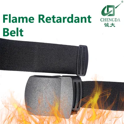 New Developed Flame Retardant Belt with Fireproof Plastic Buckle Heat Resistance 260℃ for Firefight Suit