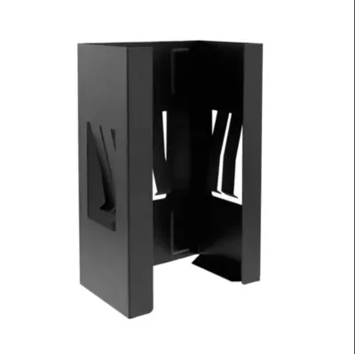 OEM Quality Workshop Metal Black Gloves Dispenser Magnetic Glove and Tissue Dispenser Holder for Tool Cart