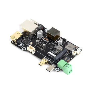 PCIe to M.2 Multifunctional Adapter, 4K Output, Original RTL8125 2.5GbE Ethernet Controller,Supports Raspberry Pi OS,Driver-free
