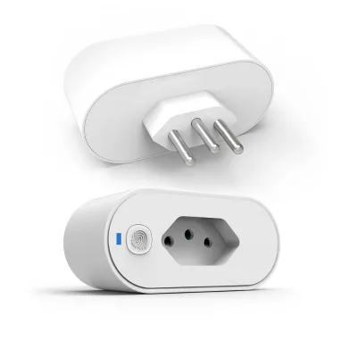 Brazilian Standard WiFi Smart Socket for Remote Control Through the Easy Connect Application and Alexa Voice Control