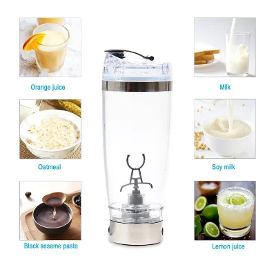 Bulk Items Gym Protein Shake Bottle Electric, Electric Black Protein Mixer Custom Logo, Protein Powder Mixing Cup