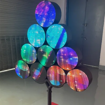 Fine Pitch HD Irregular LED Wall Gallery Magic Cube Horn Modelling Seamless Joint Digital Promotion Equipment