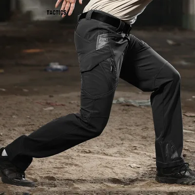 Facotry Custom Winter IX9 Softshell Heat Reflective Warm Casual Cargo Pants Outdoor Waterproof Hiking Tactical Pants Men