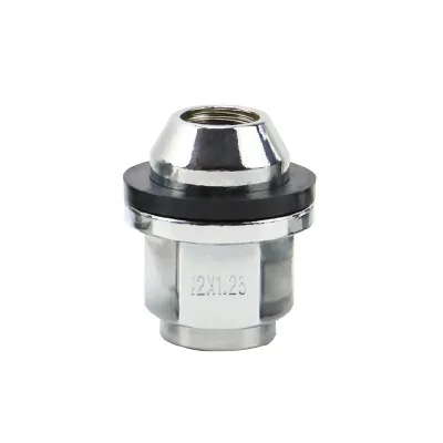 Manufacturers Wholesale Steel Automotive Tire Nuts M12x1.25 M14x1.5 Silver Wheel Nuts General 9944