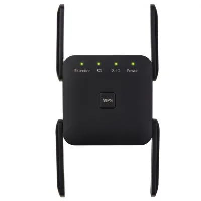 Jue Hong 5G Wireless N/WiFi Repeater 1200 Mbps Remote Wireless Extension Amplifier 5G/2.4G Dual-Band Signal Enhancer