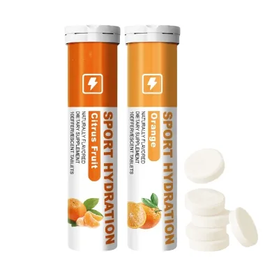 Chumita Fervescent Tablet Multiple Nutrient Elements Calcium Lactate Ferrous Gluconic Acid Zinc Gluconate Improve Immunity 4g*20