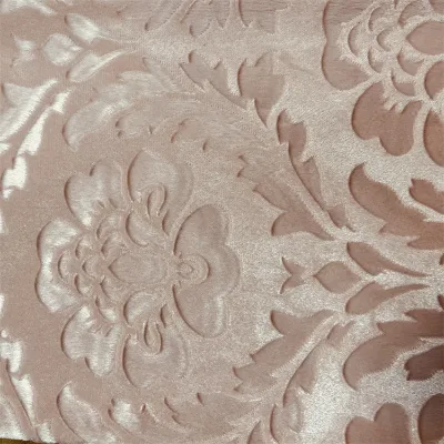 MMoroccan-style Pressed Floral Polyester Velvet Cushion Fabric Home Textiles 100% Polyester Fiber Velvet Fabric
