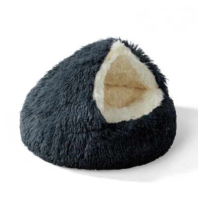 Customizable Semi-Enclosed Deep Sleep Pet Bed S40cm/M50cm/L65cm/XL80cm