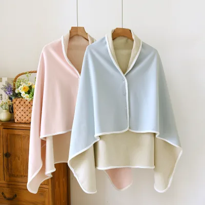Factory Wholesale/OEM Autumn and Winter Pregnant Women Feeding Shawl Warm Maternal Postpartum Shoulder Care Cold