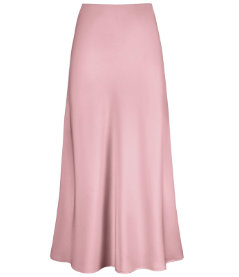 Women Summer Drop Shipping Women's Champagne Silk Vintage Skirt Satin Black Midi Skirt