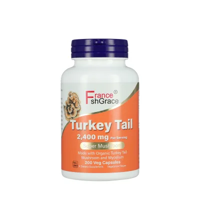 Turkey Tail 2400mg Supplement for Adults Improve Immunity Turkey Tail Capsules