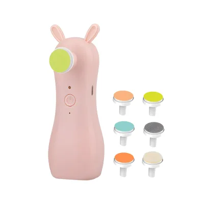 Factory Custom Showell SBC-96 Electric USB Rechargeable Baby Nail File & Clippers 150mAH 5V Pink Blue