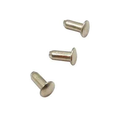 Factory Price 1.6 mm Steel Flat Round Head Solid Micro Rivets