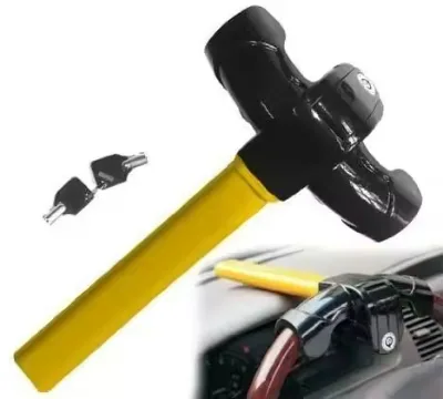 Universal Auto Car Anti-Theft Security Rotary Steering Wheel Lock
