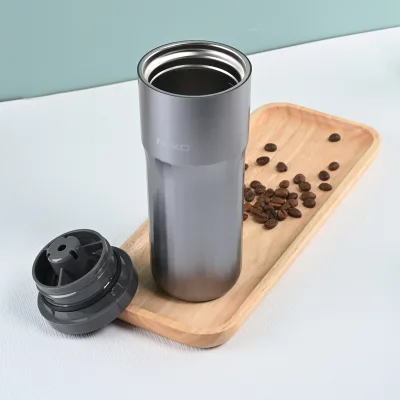 OEM 2 in 1 Travel Thermostatic Water Bottle Battery Powered Temperature Control Insulated Drinking Bottle Ideal Gift