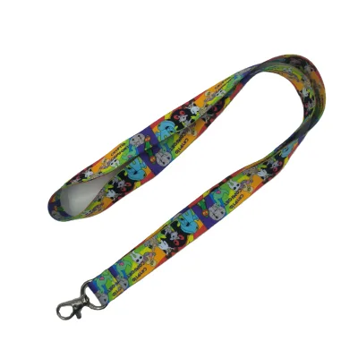 Adjustable Polyester Eco-Friendly Durable Sports Style Tool Lanyard with Thermal Transfer Printing