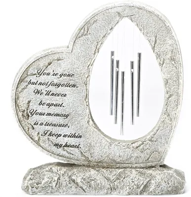 Resin Stone Garden Chime Figurine