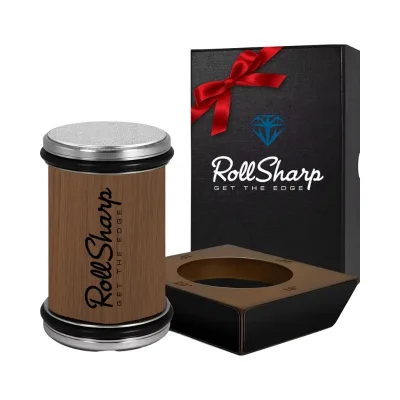 RollSharp Original Diamond Steel Rolling Knife Sharpener Kit Easy Kitchen Knives 15/20/18/22 Degree Sharpening Tool