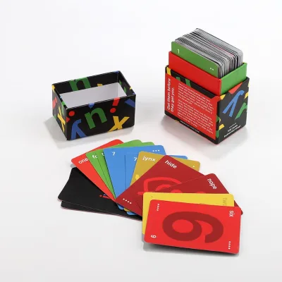 Custom Printed Paper Matte Playing Cards Fancy and Positive Affirmation Card With Drawer Box Pack